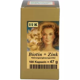 BIOTIN PLUS Gélules de zinc pour les cheveux, 100 gélules