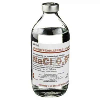 ISOTONISCHE Solution saline 0,9% Bernburg Inf.-L.Glas, 500 ml