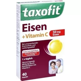 TAXOFIT Gélules de Fer+Vitamine C, 40 gélules