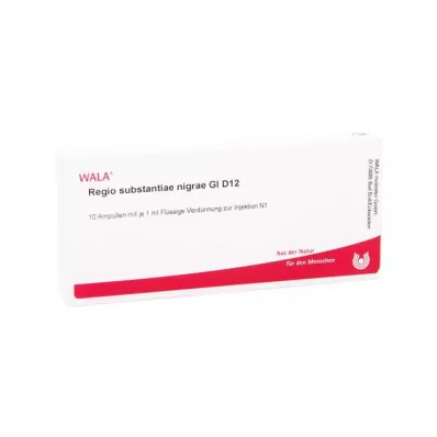 REGIO substantiae nigrae GL ampoules D 12, 10X1 ml