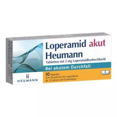 LOPERAMID comprimés akut Heumann, 10 pc LOPERAMID comprimés akut Heumann, 10 pc