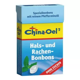 CHINA ÖL Pastilles pour la gorge et la toux sans sucre, 40 g