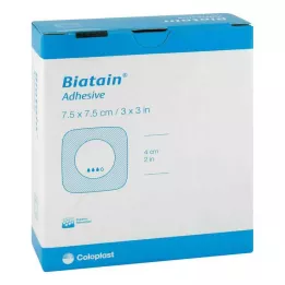 BIATAIN Pansement mousse 7,5x7,5 cm auto-adhésif, 10 pces