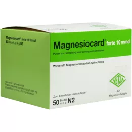 MAGNESIOCARD forte 10 mmol Plv. pour la fabrication dune solution à administrer, 50 pcs