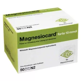 MAGNESIOCARD forte 10 mmol Plv. pour la fabrication dune solution à administrer, 50 pcs