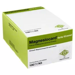 MAGNESIOCARD forte 10 mmol Plv. pour la fabrication dune solution à administrer, 100 pcs