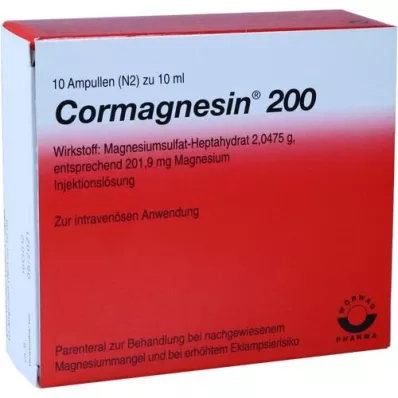 CORMAGNESIN 200 ampoules, 10X10 ml