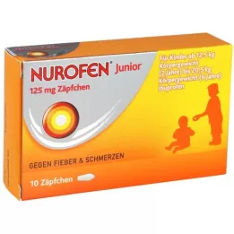 NUROFEN Suppositoire Junior 125 mg, 10 pièces