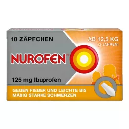 NUROFEN Suppositoire Junior 125 mg, 10 pièces