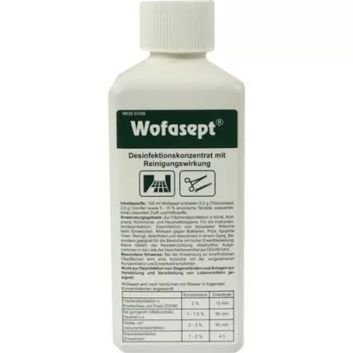 WOFASEPT Désinfectant pour instruments et surfaces, 250 ml
