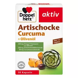 DOPPELHERZ Gélules dartichaut + huile dolive + curcuma, 30 gélules
