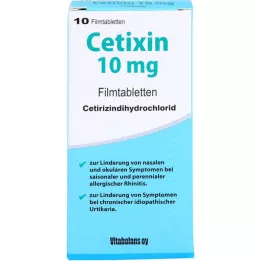 CETIXIN 10 mg Comprimés pelliculés, 10 pc