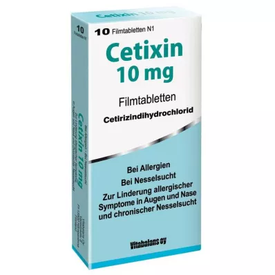CETIXIN 10 mg Comprimés pelliculés, 10 pc