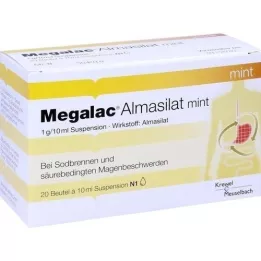 MEGALAC Suspension dalmasilate à la menthe, 20X10 ml