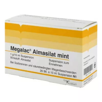 Suspension de menthe Megalac Almasilat, 20x10 ml