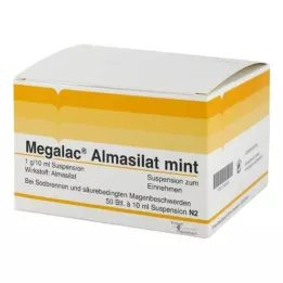 MEGALAC Suspension dalmasilate à la menthe, 50X10 ml