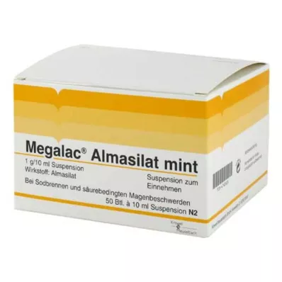 Suspension de menthe Megalac Almasilat, 50x10 ml Suspension de menthe Megalac Almasilat, 50x10 ml