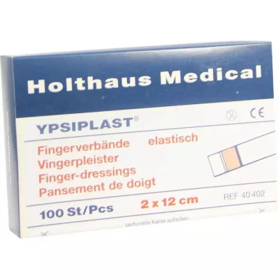 FINGERVERBAND Ypsiplast 2x12 cm élastique peau, 100 pces