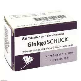 GINKGOSCHUCK Comprimés, 80 pcs