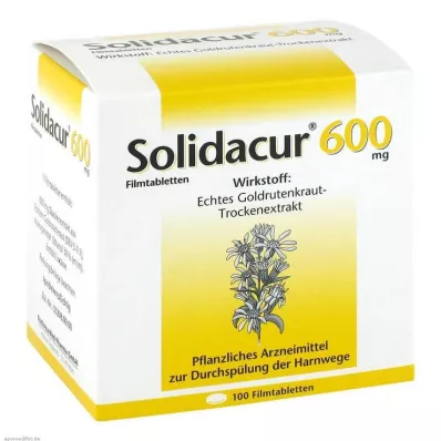 SOLIDACUR 600 mg Comprimés pelliculés, 100 pcs