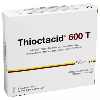 THIOCTACID Solution injectable 600 T, 5X24 ml