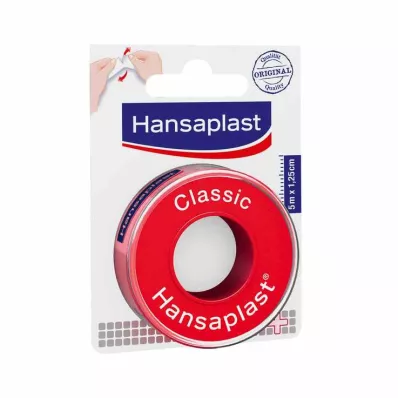 HANSAPLAST Bande de fixation Classic 1,25 cmx5 m, 1 pc HANSAPLAST Bande de fixation Classic 1,25 cmx5 m, 1 pc