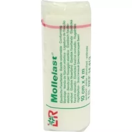 MOLLELAST Bandes 10 cmx4 m blanc, 1 pc