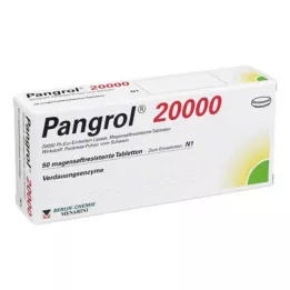 PANGROL 20.000 comprimés gastro-résistants, 50 comprimés