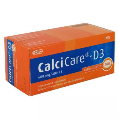 CalciCare-D3 600 mg/400 unités internationales (100 pièces)