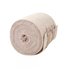 KOMPRESSIONS BINDE 6cmx5m avec traction courte, peau, 10 pces