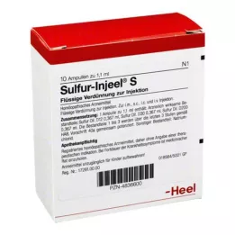 SULFUR INJEEL Ampoules S, 10 pces