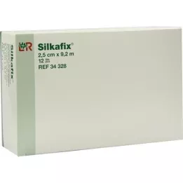 SILKAFIX Pansement adhésif 2,5 cmx9,2 m, 12 pièces