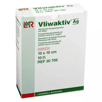 Vliwaktiv AG 10x10cm Aktivko, 10 pc Vliwaktiv AG 10x10cm Aktivko, 10 pc