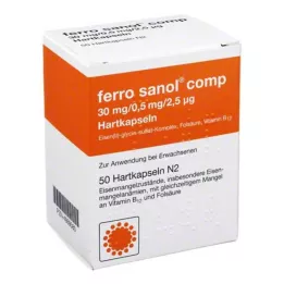 FERRO SANOL comp. gélules avec msr.surf.pellets, 50 pcs