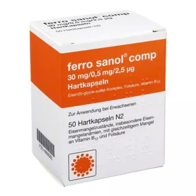 FERRO SANOL comp. gélules avec msr.surf.pellets, 50 pcs