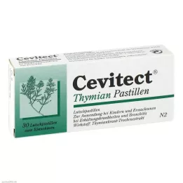 CEVITECT Pastilles au thym, 30 pces