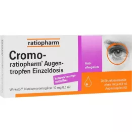 CROMO-RATIOPHARM Gouttes ophtalmiques monodose, 20X0.5 ml