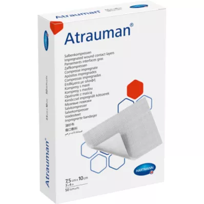 ATRAUMAN Compresses stériles 7,5x10 cm, 50 pces