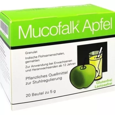 MUCOFALK Sachet de granulés de pomme pour suspension, 20 pcs