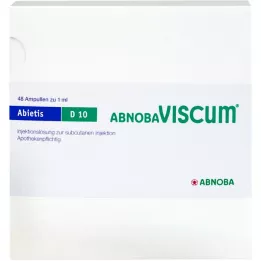 ABNOBAVISCUM Abietis D 10 ampoules, 48 pièces