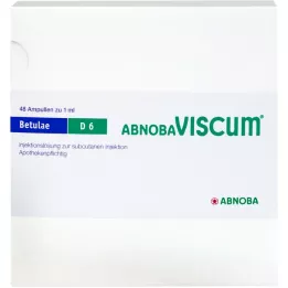 ABNOBAVISCUM Ampoules de Betulae D 6, 48 pièces