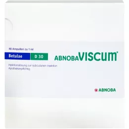 ABNOBAVISCUM Ampoules de Betulae D 30, 48 pièces