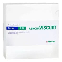 ABNOBAVISCUM Ampoules de Betulae D 30, 48 pièces
