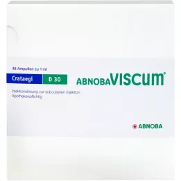 ABNOBAVISCUM Crataegi D 30 ampoules, 48 pc