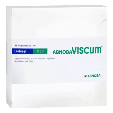 Ampoules Abnobaviscum Crataegi D30 (48 pièces)