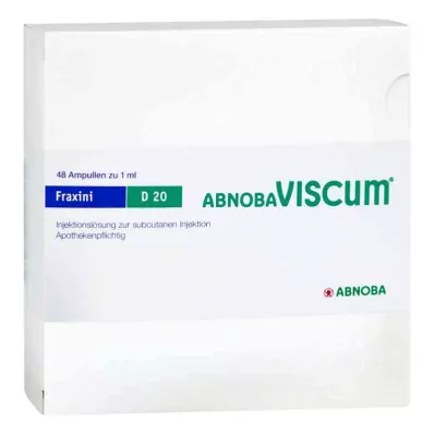 Ampoules Abnobaviscum Fraxini D20 (48 pièces) Ampoules Abnobaviscum Fraxini D20 (48 pièces)