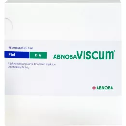 ABNOBAVISCUM Ampoules Pini D 6, 48 pièces