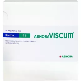 ABNOBAVISCUM Quercus D 6 ampoules, 48 pièces