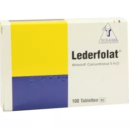 LEDERFOLAT Comprimés, 100 pcs