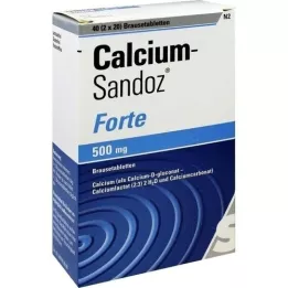 CALCIUM SANDOZ forte comprimés effervescents, 2X20 pc